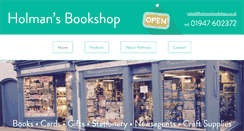Desktop Screenshot of holmansbookshop.co.uk