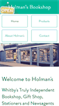 Mobile Screenshot of holmansbookshop.co.uk