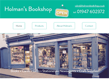 Tablet Screenshot of holmansbookshop.co.uk
